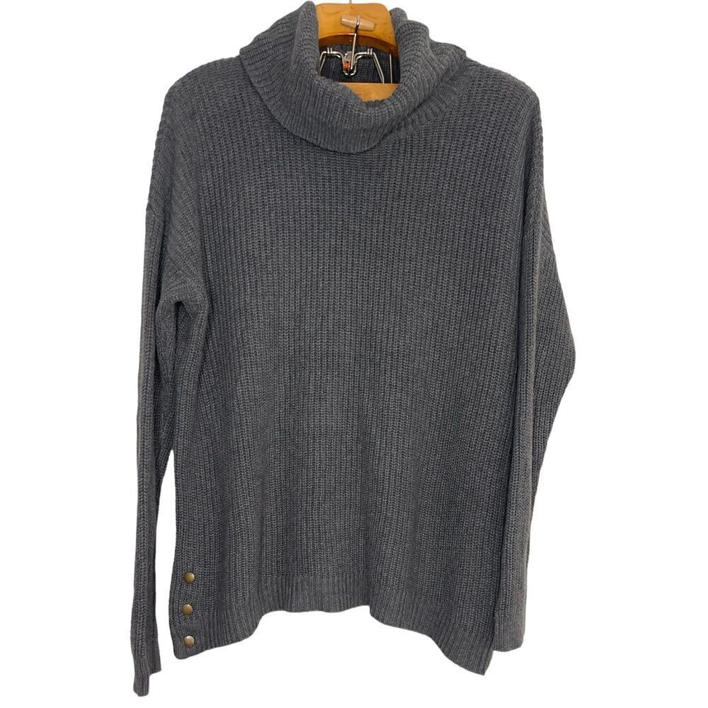 Lauren Ralph Lauren Ribbed Cable Knit Navy Blue Cotton Sweater Sz: XL